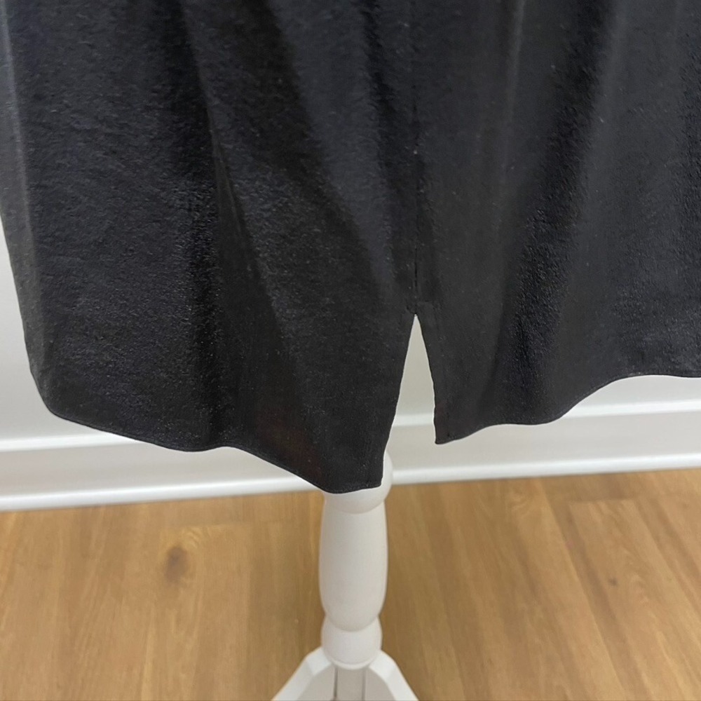 Eileen Fisher Silk Tunic Top Womens Large Black Sleeveless Minimalist Basic - Picture 6 of 12